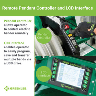 Greenlee 855GX Programmable Electric Conduit Bender