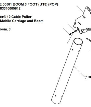 Greenlee 00561 Boom 3 Foot (UT8)