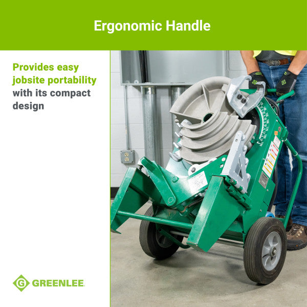 Greenlee 555ESC Classic Electric Bender with Single EMT Shoes