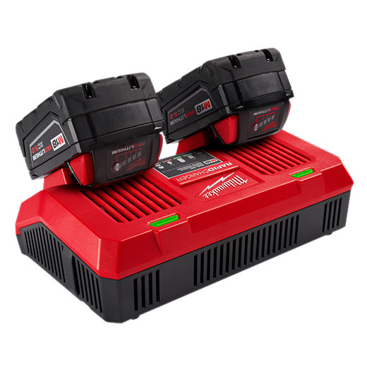 Milwaukee 48-59-1802 M18™ Dual Bay Simultaneous Rapid Charger - McCally Tool and Supply | Industrial Distributor & Repair