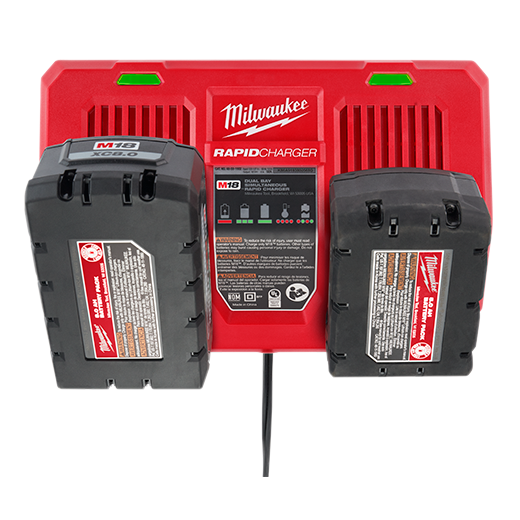 Milwaukee 48-59-1802 M18™ Dual Bay Simultaneous Rapid Charger - McCally Tool and Supply | Industrial Distributor & Repair