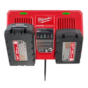 Milwaukee 48-59-1802 M18™ Dual Bay Simultaneous Rapid Charger - McCally Tool and Supply | Industrial Distributor & Repair