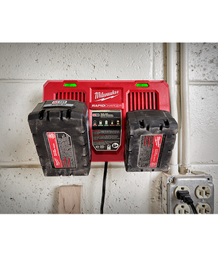 Milwaukee 48-59-1802 M18™ Dual Bay Simultaneous Rapid Charger - McCally Tool and Supply | Industrial Distributor & Repair