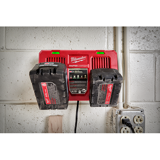 Milwaukee 48-59-1802 M18™ Dual Bay Simultaneous Rapid Charger - McCally Tool and Supply | Industrial Distributor & Repair