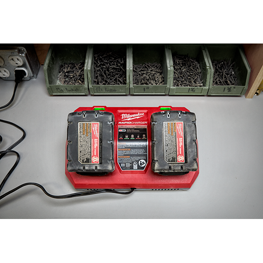 Milwaukee 48-59-1802 M18™ Dual Bay Simultaneous Rapid Charger - McCally Tool and Supply | Industrial Distributor & Repair