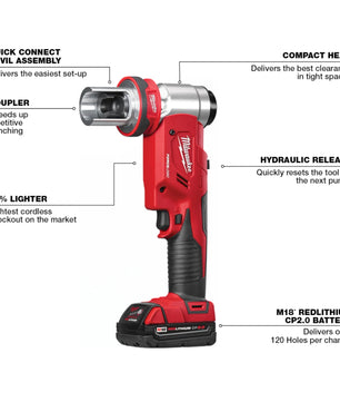 Milwaukee 2677-21 M18™ FORCE LOGIC™ 6T Knockout Tool 1/2
