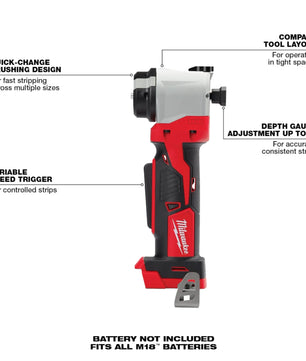 Milwaukee 2935CU-21S M18™ Cable Stripper Kit with 17 Cu THHN / XHHW Bushings
