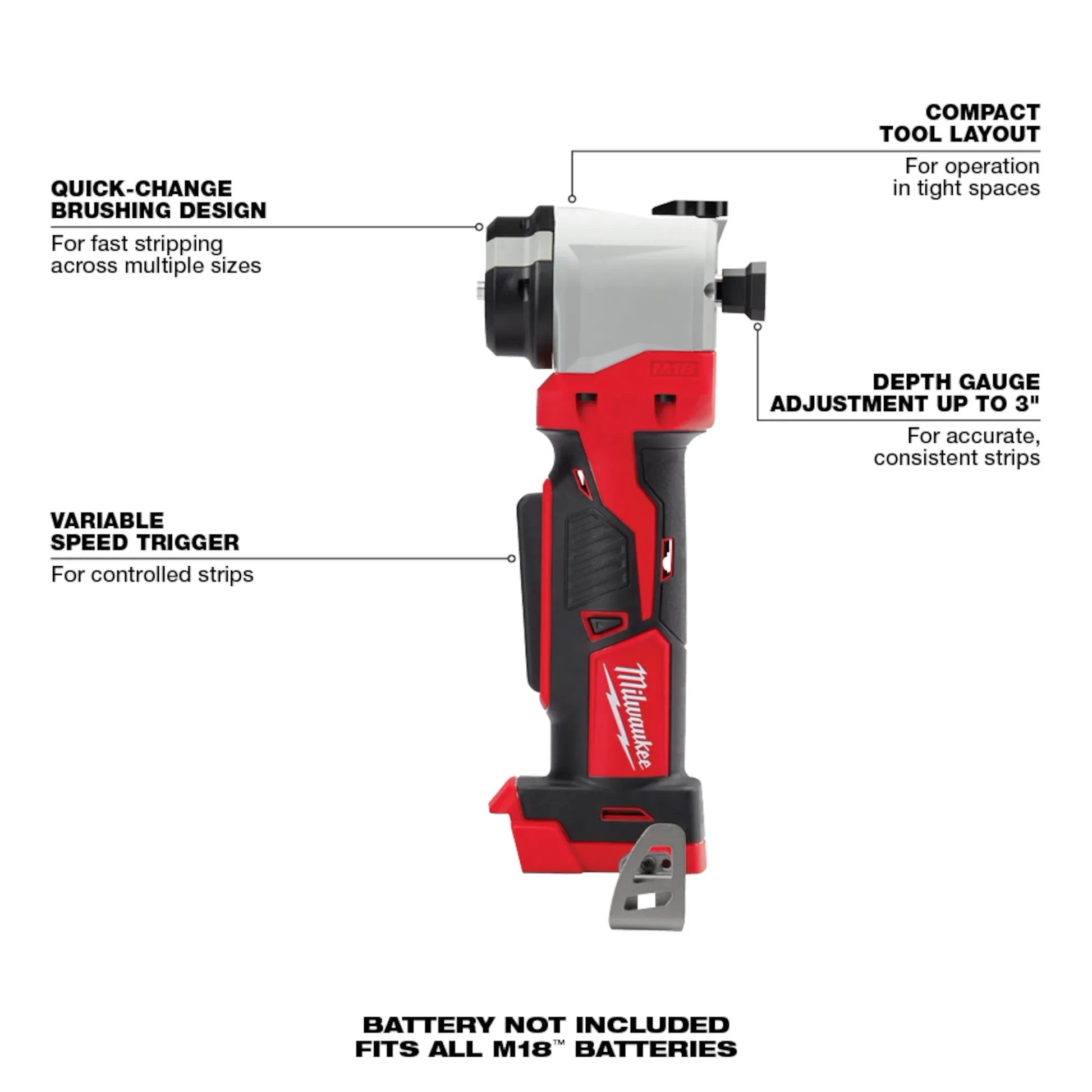 Milwaukee 2935CU-21S M18™ Cable Stripper Kit with 17 Cu THHN / XHHW Bushings