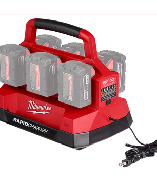Milwaukee 48-59-1809 M18™ PACKOUT™ Six Bay Rapid Charger - McCally Tool and Supply | Industrial Distributor & Repair