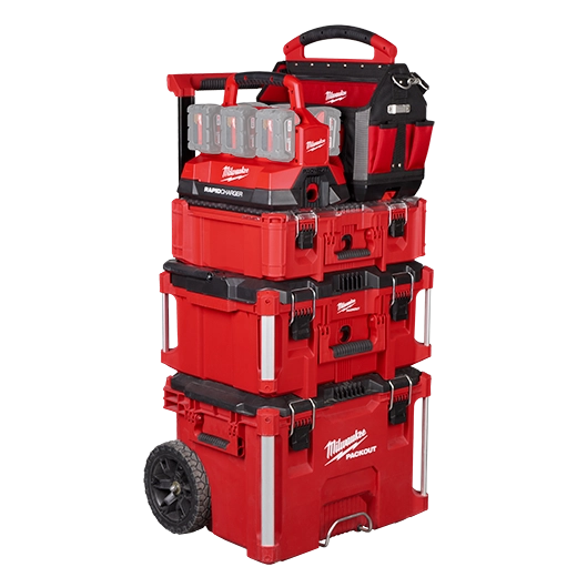 Milwaukee 48-59-1809 M18™ PACKOUT™ Six Bay Rapid Charger - McCally Tool and Supply | Industrial Distributor & Repair