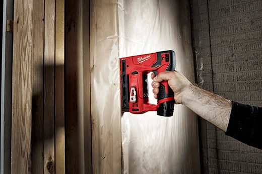 Milwaukee 2447-20 M12™ 3/8" Crown Stapler - McCally Tool and Supply | Industrial Distributor & Repair