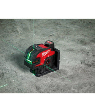 Milwaukee 3624-21 M12™ Green Cross Line & 4-Points Laser Kit - McCally Tool and Supply | Industrial Distributor & Repair