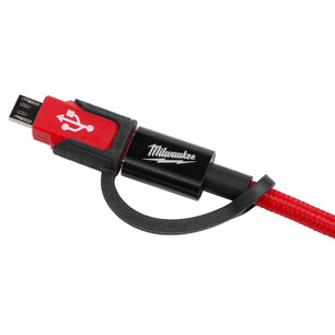 Milwaukee 48-59-1209 3ft USB-C and 2.1A Wall Charger w/Micro USB Adaptor - McCally Tool and Supply | Industrial Distributor & Repair