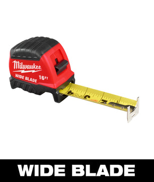 Milwaukee 48-22-1216 16ft Wide Blade Tape Measure - McCally Tool and Supply | Industrial Distributor & Repair