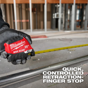 Milwaukee 48-22-1225M 25ft Wide Blade Magnetic Tape Measure