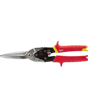 Milwaukee 48-22-4537 Long Cut Straight Aviation Snips - McCally Tool and Supply | Industrial Distributor & Repair