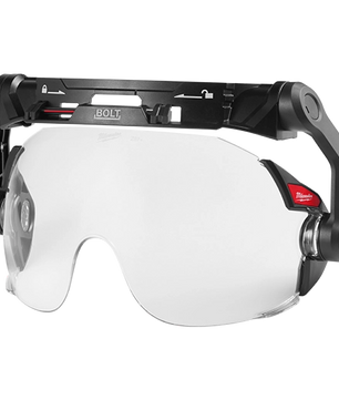 Milwaukee 48-73-1411 BOLT™ Eye Visor - Clear Dual Coat Lens (Compatible with Milwaukee® Safety Helmets) - McCally Tool and Supply | Industrial Distributor & Repair