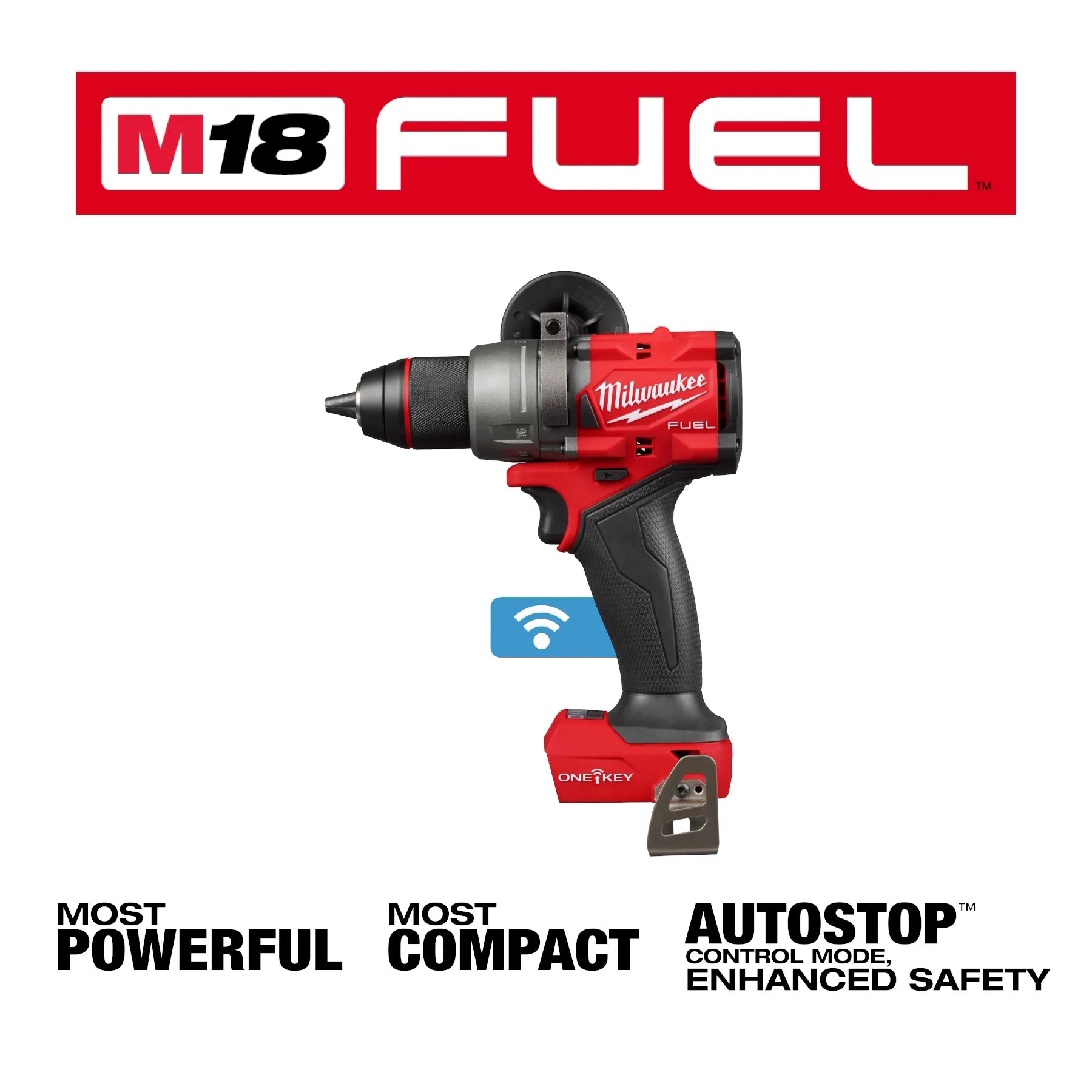 Milwaukee 2905-20 M18 FUEL™ ½” Drill/Driver w/ ONE-KEY™ - McCally Tool and Supply | Industrial Distributor & Repair