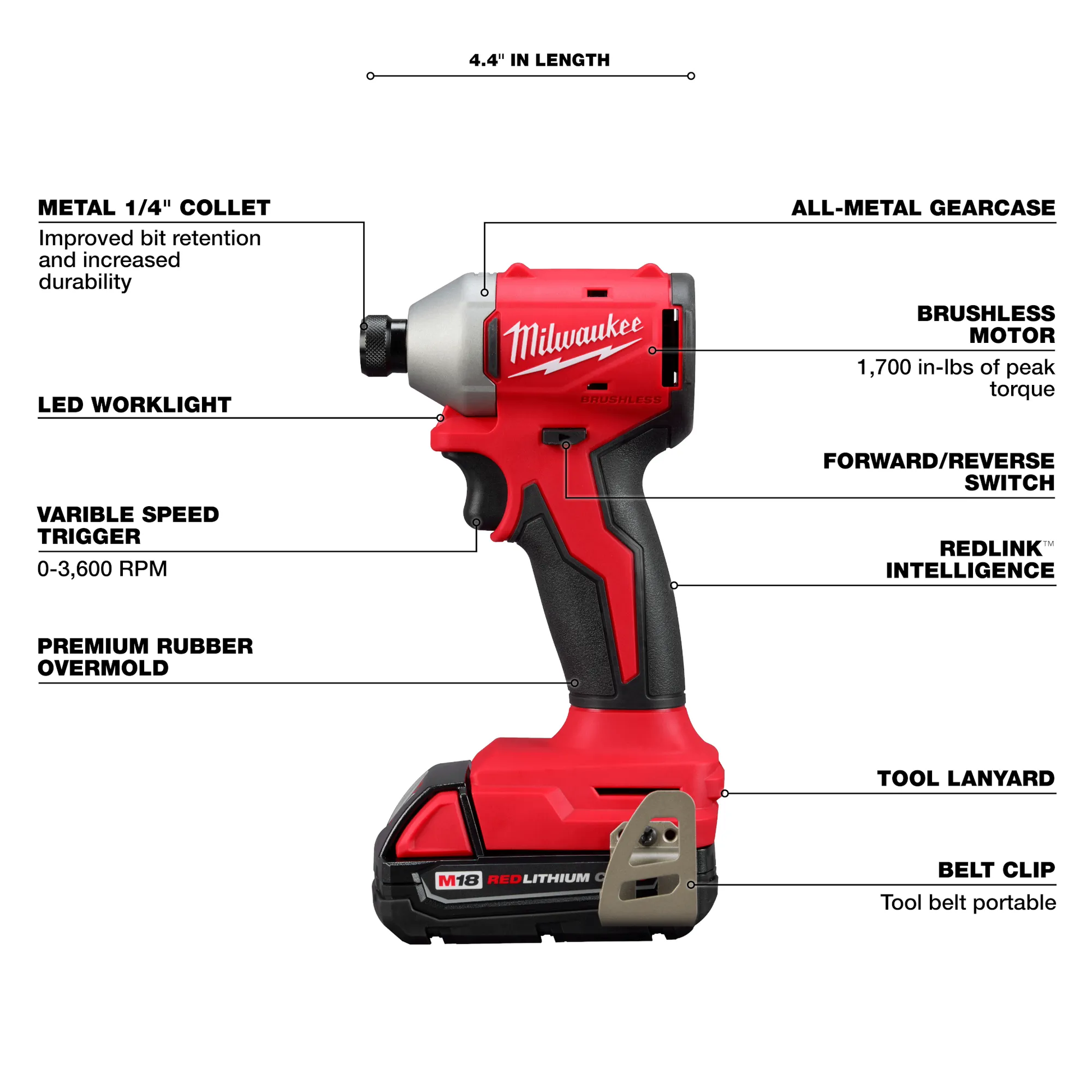 Milwaukee 3692-22CT M18™ Compact Brushless 2-Tool Combo Kit - McCally Tool and Supply | Industrial Distributor & Repair