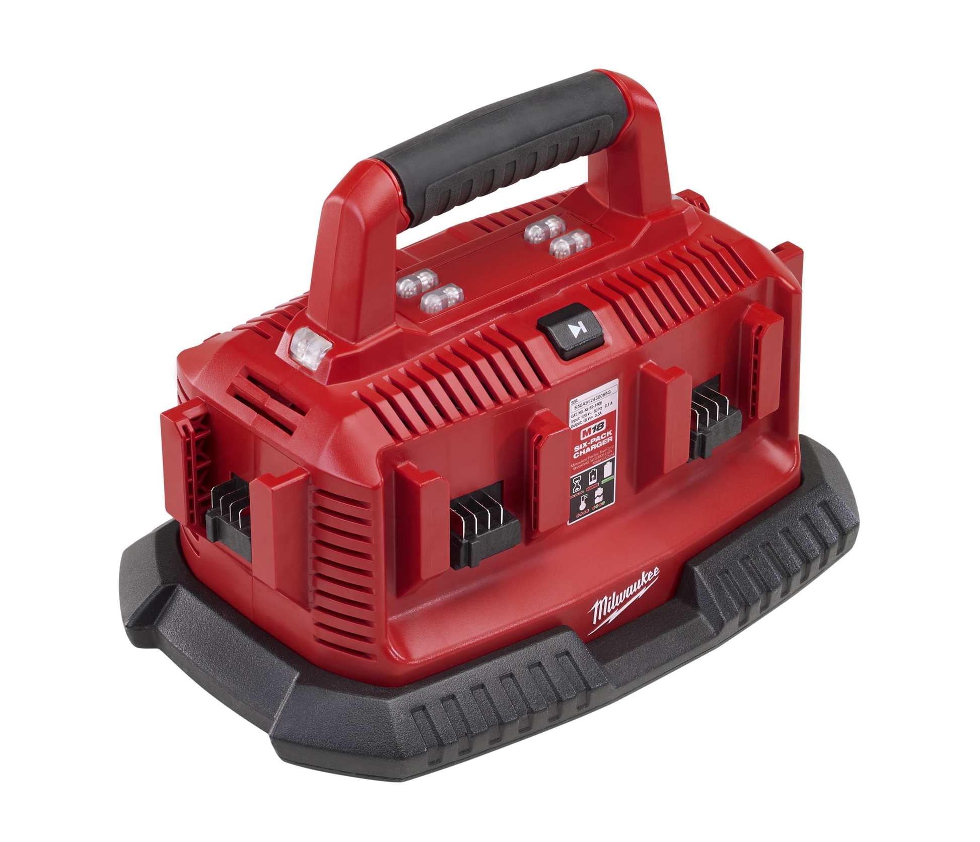 Milwaukee 48-59-1806 M18™ Six Pack Sequential Charger - McCally Tool and Supply | Industrial Distributor & Repair