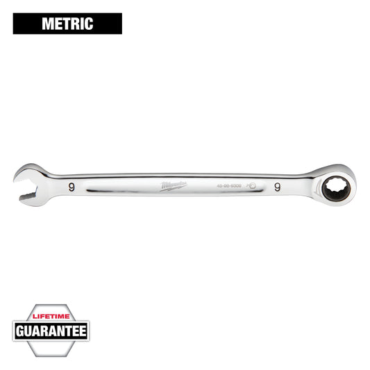Milwaukee 45-96-9309 9mm Metric Ratcheting Combination Wrench