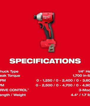 Milwaukee 3693-24CX M18™ 4 Tool Combo Kit - McCally Tool and Supply | Industrial Distributor & Repair