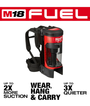 Milwaukee 0885-20 M18 FUEL 3-in-1 Backpack Vacuum
