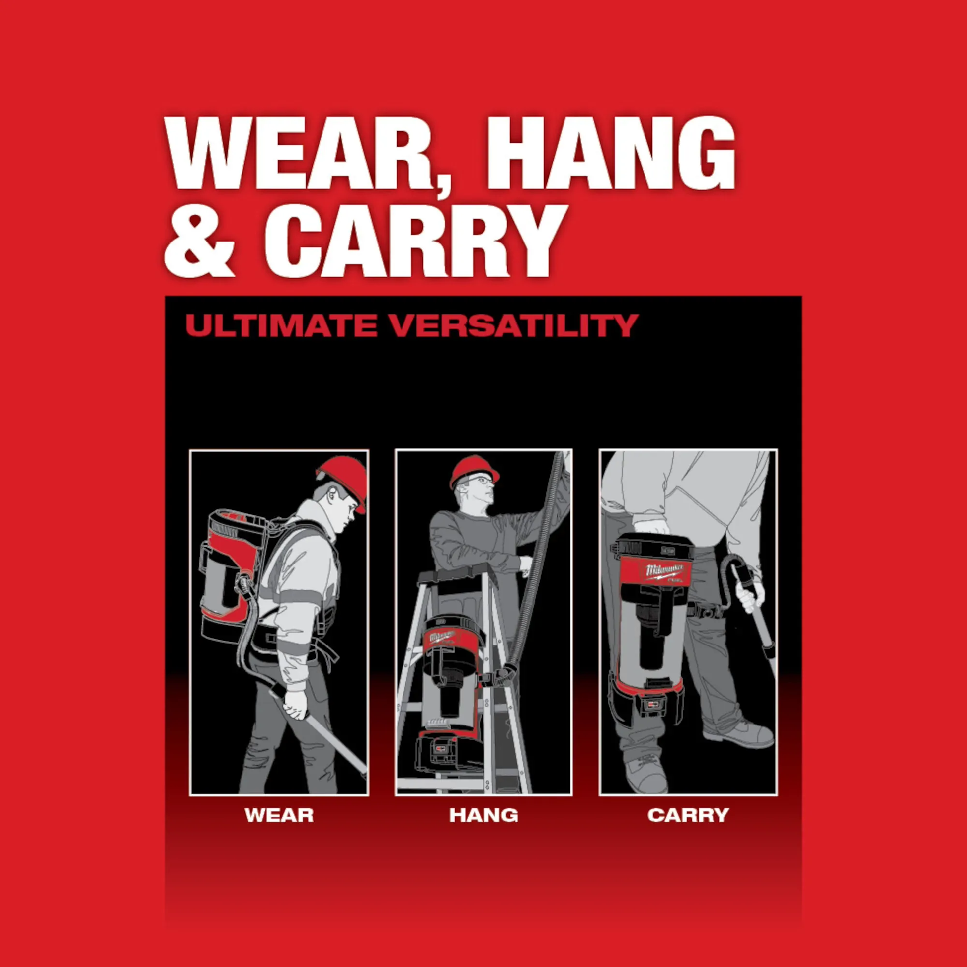 Milwaukee 0885-20 M18 FUEL 3-in-1 Backpack Vacuum - McCally Tool and Supply | Industrial Distributor & Repair