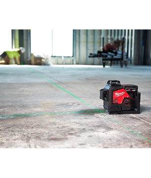 Milwaukee 3632-21 M12™ Green 360° 3-Plane Laser Kit - McCally Tool and Supply | Industrial Distributor & Repair