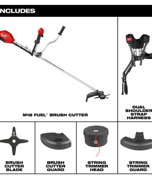 Milwaukee 3015-20 M18 FUEL™ Brush Cutter - McCally Tool and Supply | Industrial Distributor & Repair