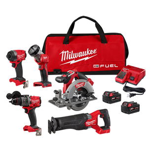 Milwaukee 3697-25 M18 FUEL™ 5-Tool Combo Kit - McCally Tool and Supply | Industrial Distributor & Repair