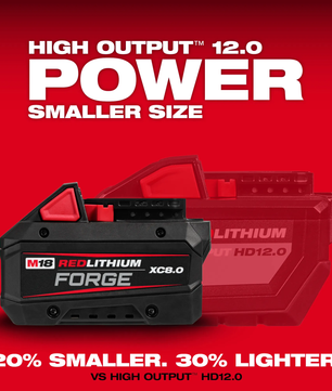Milwaukee M18™ REDLITHIUM™ FORGE™ XC8.0 Battery Pack
