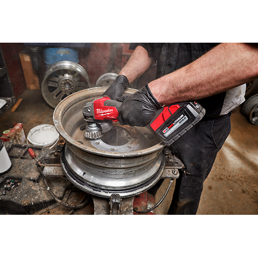 Milwaukee 2888-20 M18 FUEL™ 4-1/2" / 5" Variable Speed Braking Grinder, Paddle Switch No-Lock - McCally Tool and Supply | Industrial Distributor & Repair