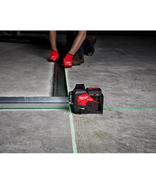 Milwaukee 3632-21 M12™ Green 360° 3-Plane Laser Kit - McCally Tool and Supply | Industrial Distributor & Repair