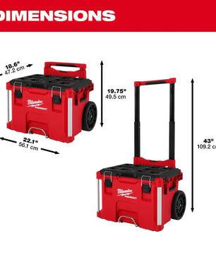 Milwaukee 48-22-8427 PACKOUT™ Rolling Tool Box - McCally Tool and Supply | Industrial Distributor & Repair