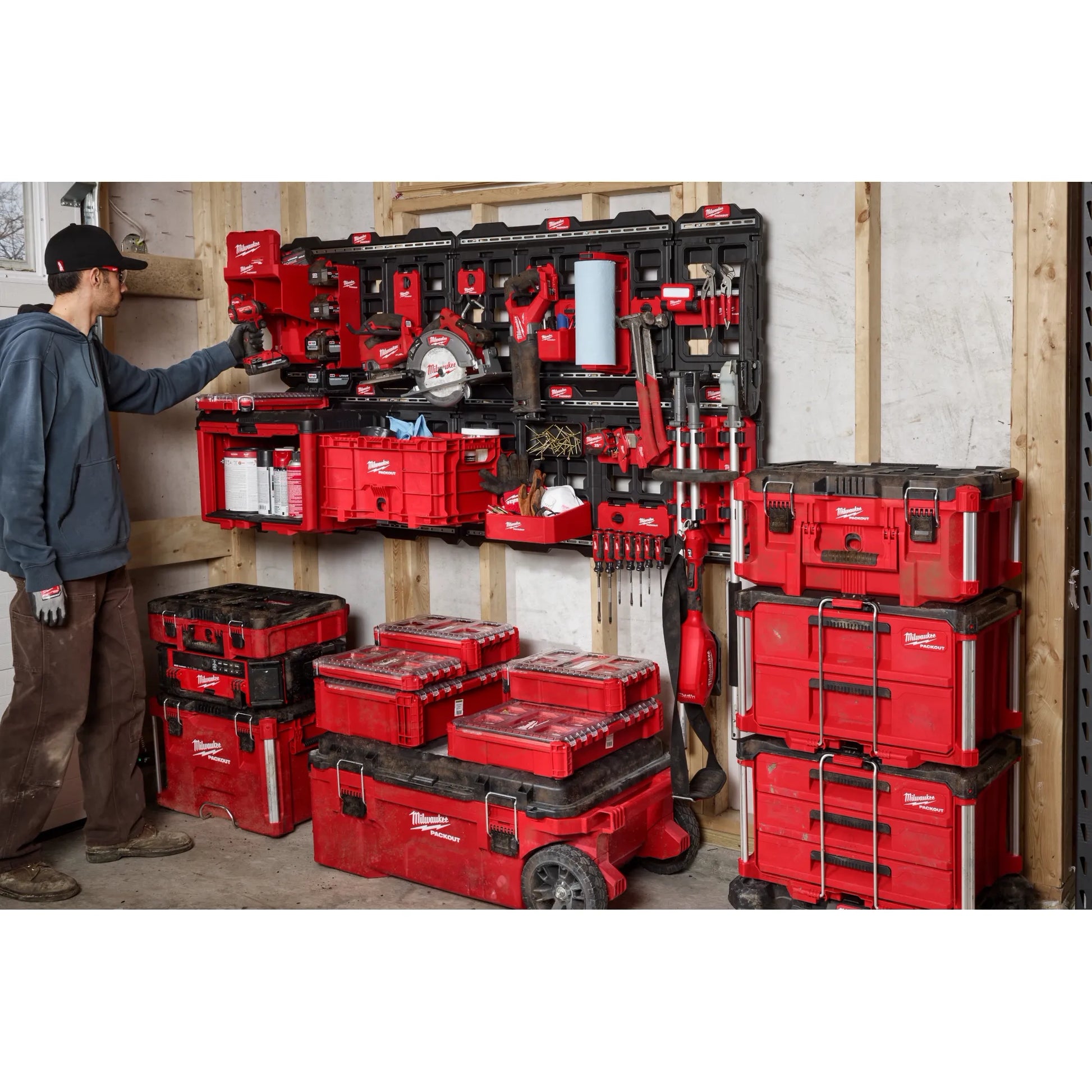 Milwaukee 48-22-8497 PACKOUT™ Large Wall Plate - McCally Tool and Supply | Industrial Distributor & Repair