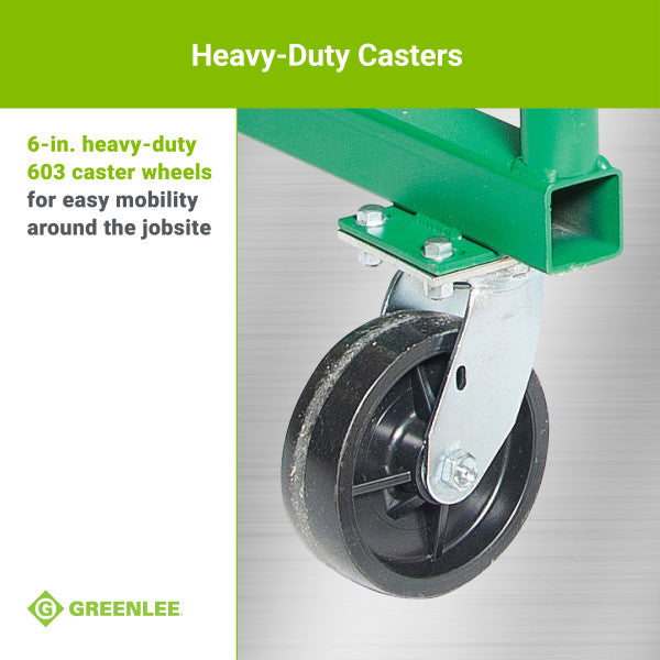 Greenlee 668 Mobile Conduit and Pipe Rack