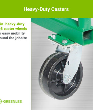 Greenlee 668 Mobile Conduit and Pipe Rack - McCally Tool and Supply | Industrial Distributor & Repair