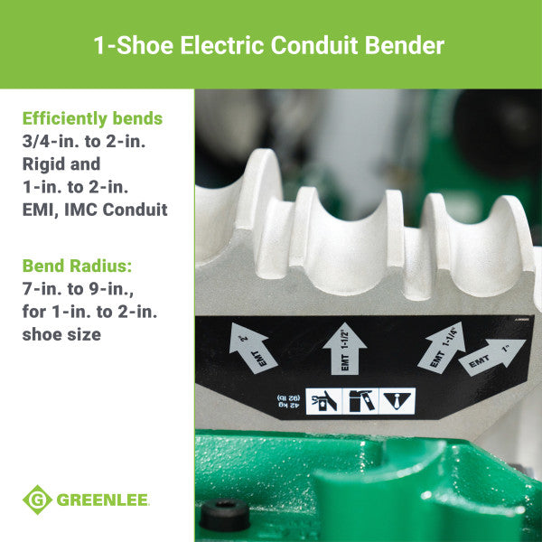Greenlee 855GX Programmable Electric Conduit Bender