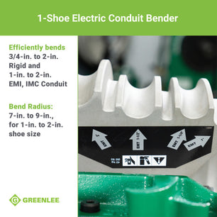 Greenlee 855GX Programmable Electric Conduit Bender