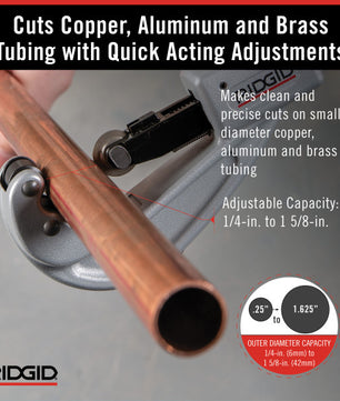 RIDGID 31632 Quick-Acting Tubing Cutter Model 151 - McCally Tool and Supply | Industrial Distributor & Repair