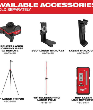 Milwaukee 48-35-1311 360 Laser Bracket - McCally Tool and Supply | Industrial Distributor & Repair