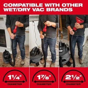 Milwaukee 49-90-2027 AIR-TIP™ Low-Profile Pivoting Brush Tool (Vacuum Attachment) - McCally Tool and Supply | Industrial Distributor & Repair