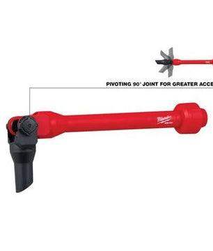 Milwaukee 49-90-2031 AIR-TIP™ Pivoting Extension Wand (Vacuum Attachment) - McCally Tool and Supply | Industrial Distributor & Repair