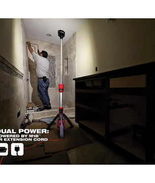 Milwaukee 2132-20 M12™ ROCKET™ Dual Power Tower Light - McCally Tool and Supply | Industrial Distributor & Repair
