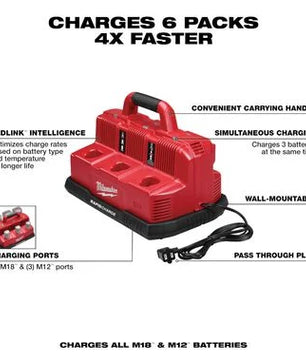 Milwaukee 48-59-1807 M18™ & M12™ Rapid Charge Station - McCally Tool and Supply | Industrial Distributor & Repair
