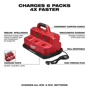 Milwaukee 48-59-1807 M18™ & M12™ Rapid Charge Station - McCally Tool and Supply | Industrial Distributor & Repair