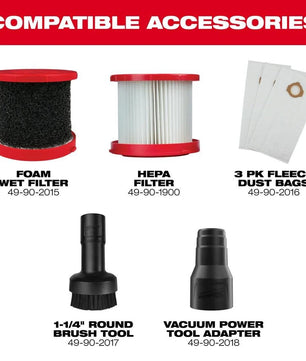Milwaukee 0970-20 M18 FUEL™ PACKOUT™ 2.5 Gallon Wet/Dry Vacuum - McCally Tool and Supply | Industrial Distributor & Repair