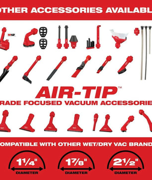 Milwaukee 49-90-2027 AIR-TIP™ Low-Profile Pivoting Brush Tool (Vacuum Attachment) - McCally Tool and Supply | Industrial Distributor & Repair