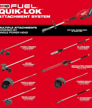 Milwaukee 49-16-2721 M18 FUEL™ QUIK-LOK™ 3' Attachment Extension - McCally Tool and Supply | Industrial Distributor & Repair